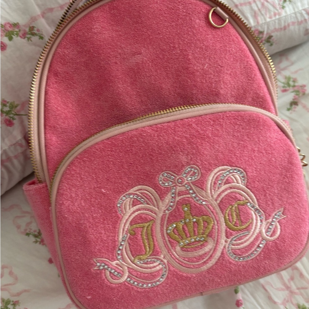 Juicy Couture Pink Backpack & wallet
